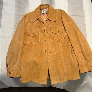 L.L. Bean Men's Light Brown Suede Jacket